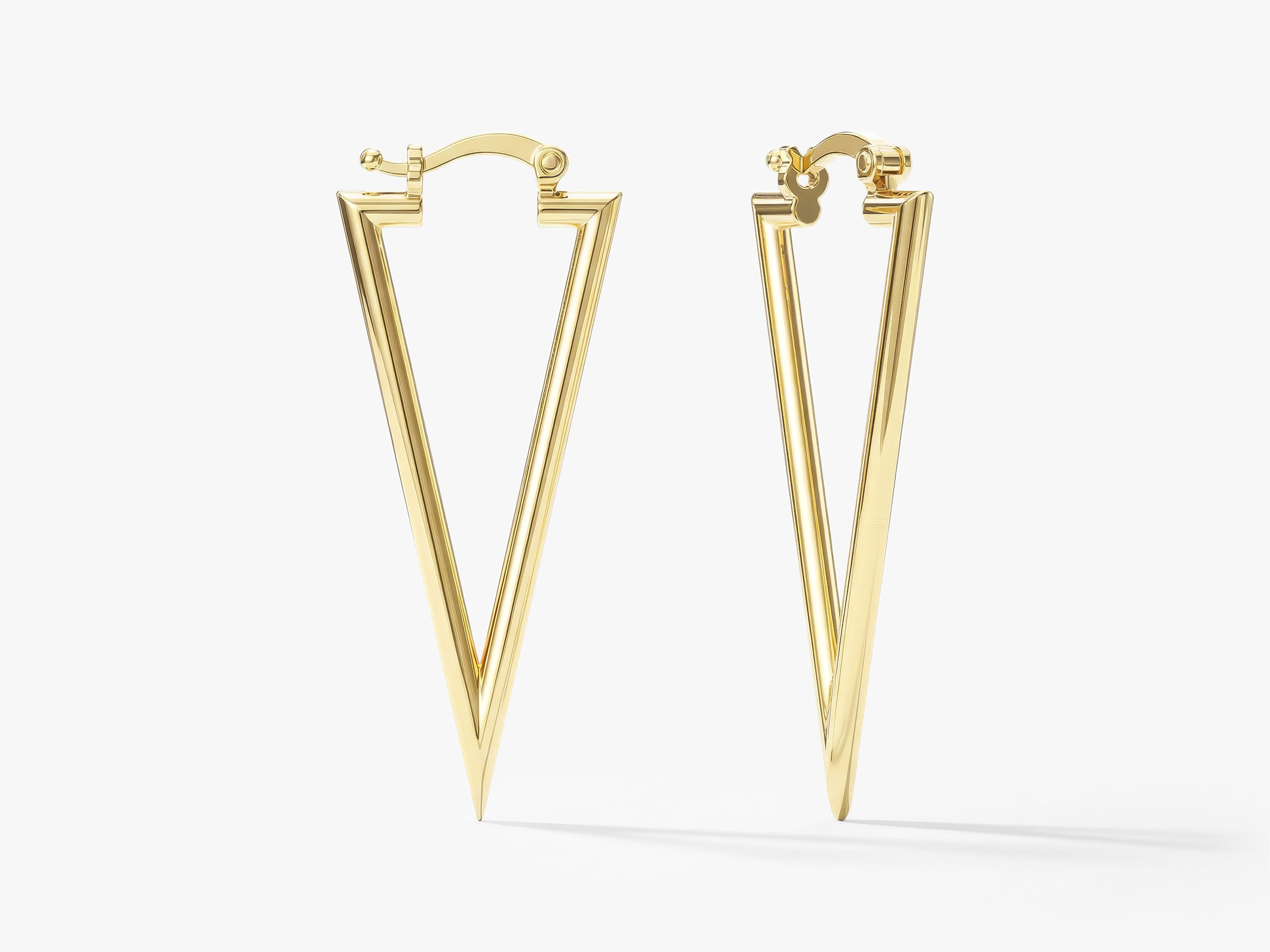 Spike Triangle Hoops
