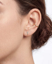 Sparkle Triangle Studs