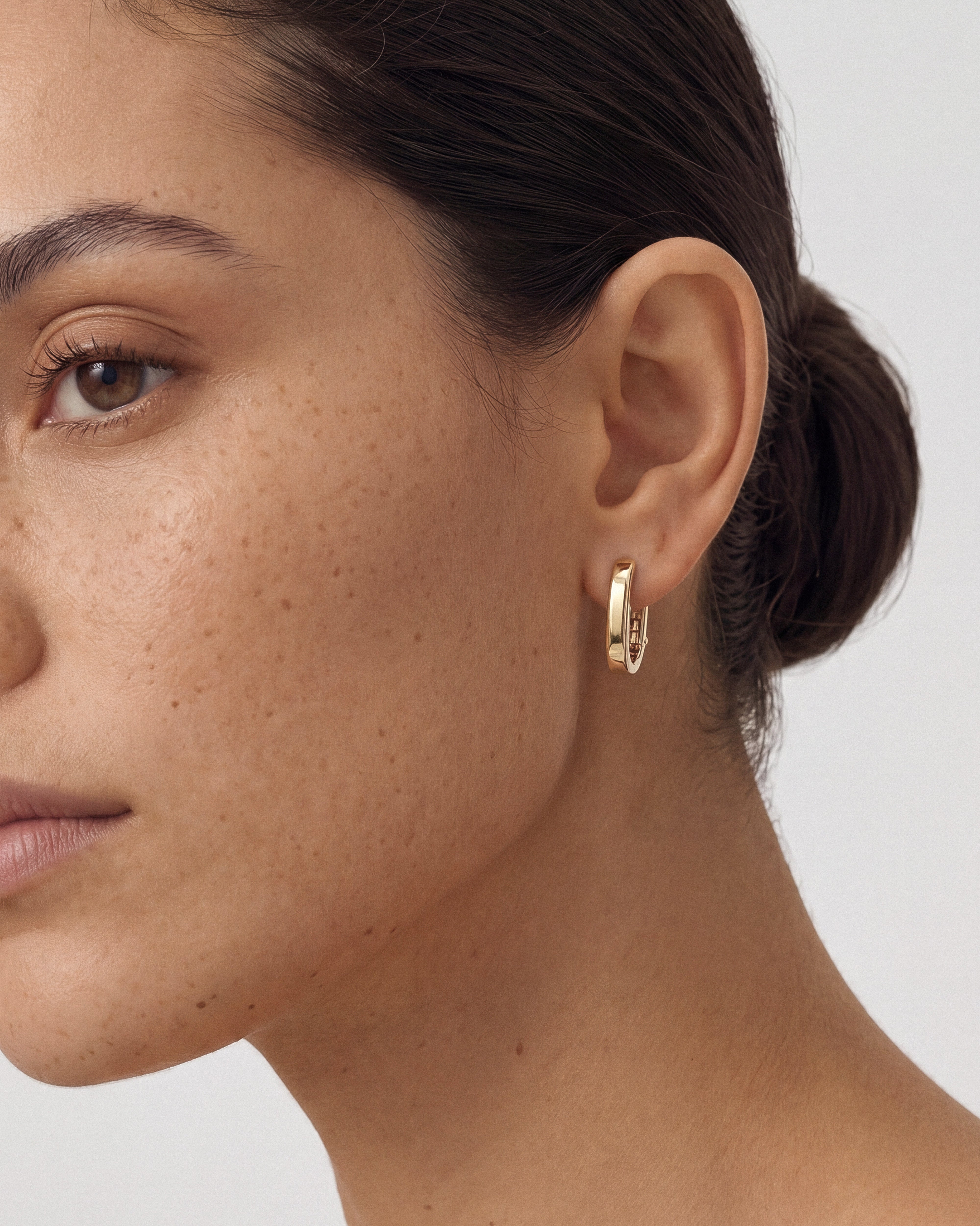 Bold Oval Statement Hoops