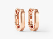 Bold Oval Statement Hoops