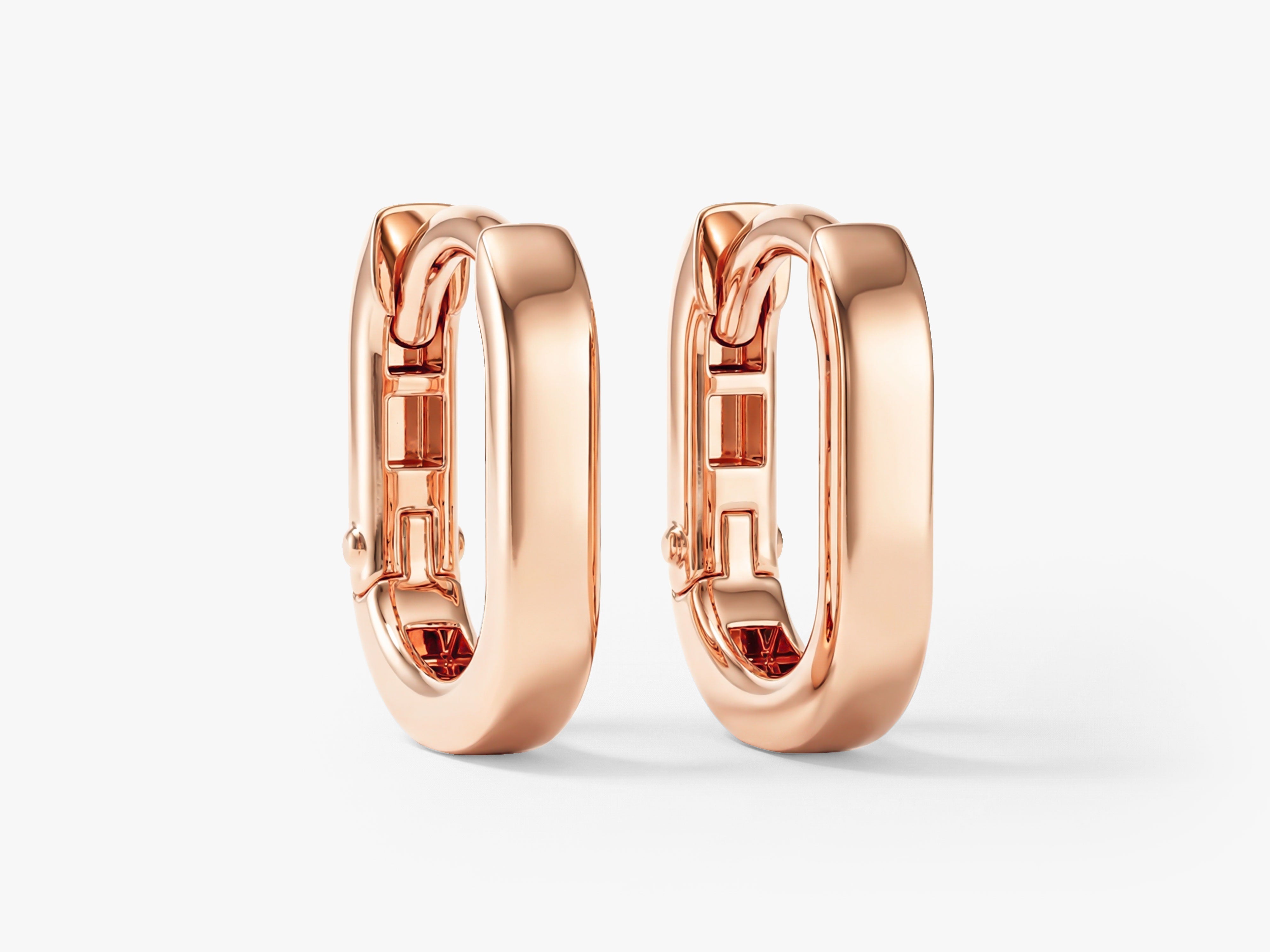 Bold Oval Statement Hoops
