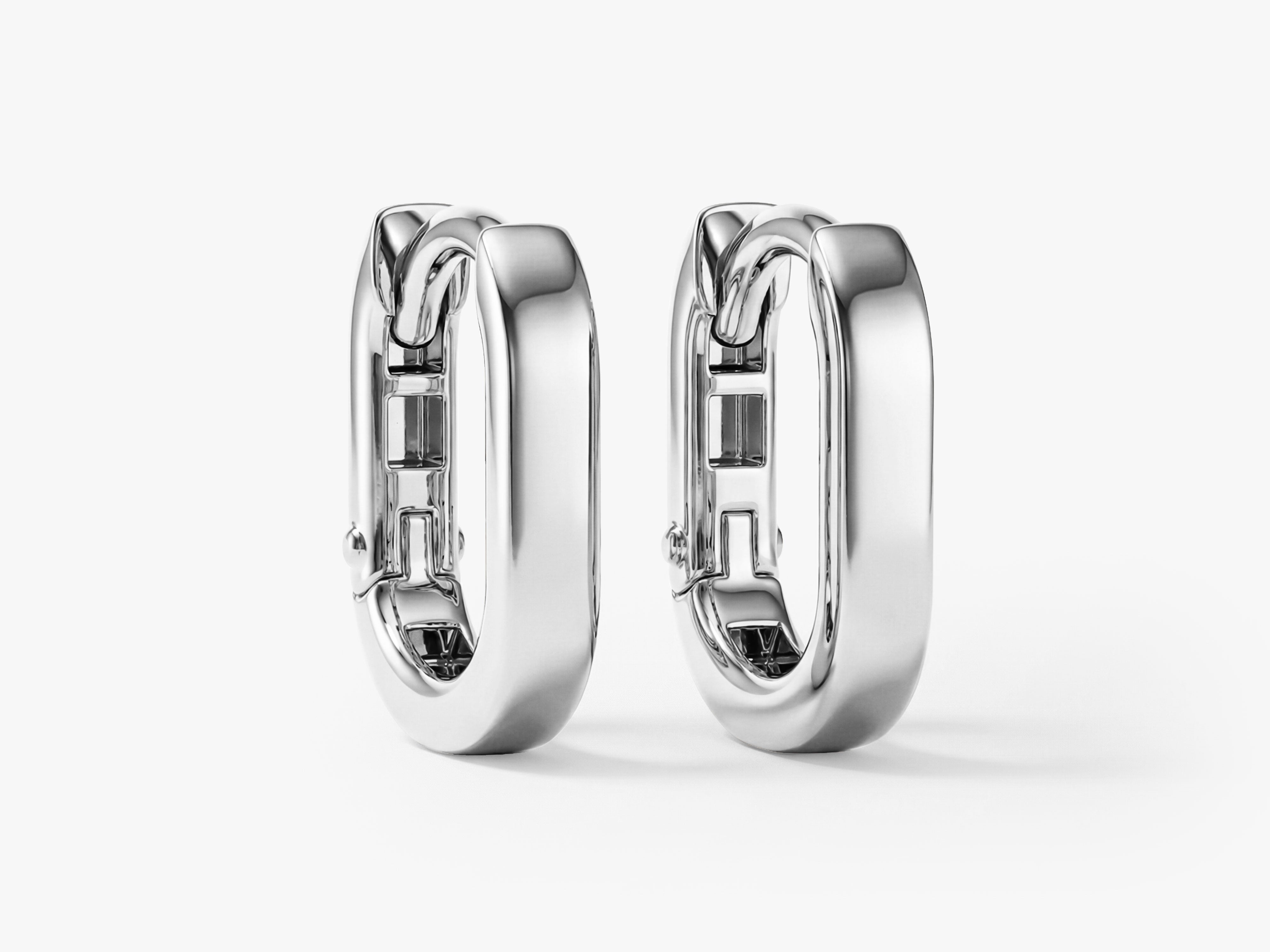 Bold Oval Statement Hoops
