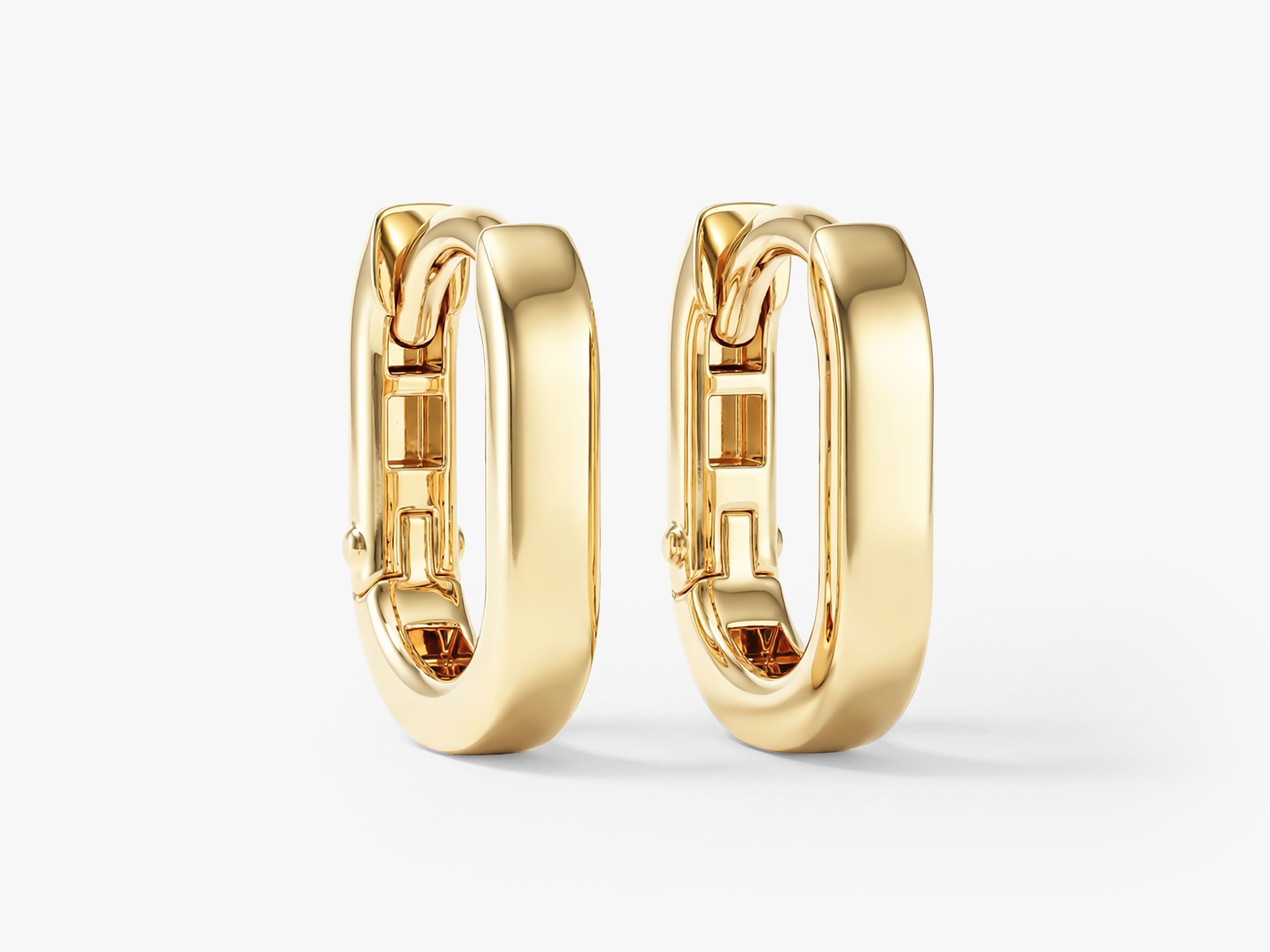Bold Oval Statement Hoops
