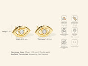 Guardian Evil Eye Studs