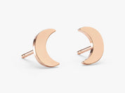 Tiny Crescent Studs