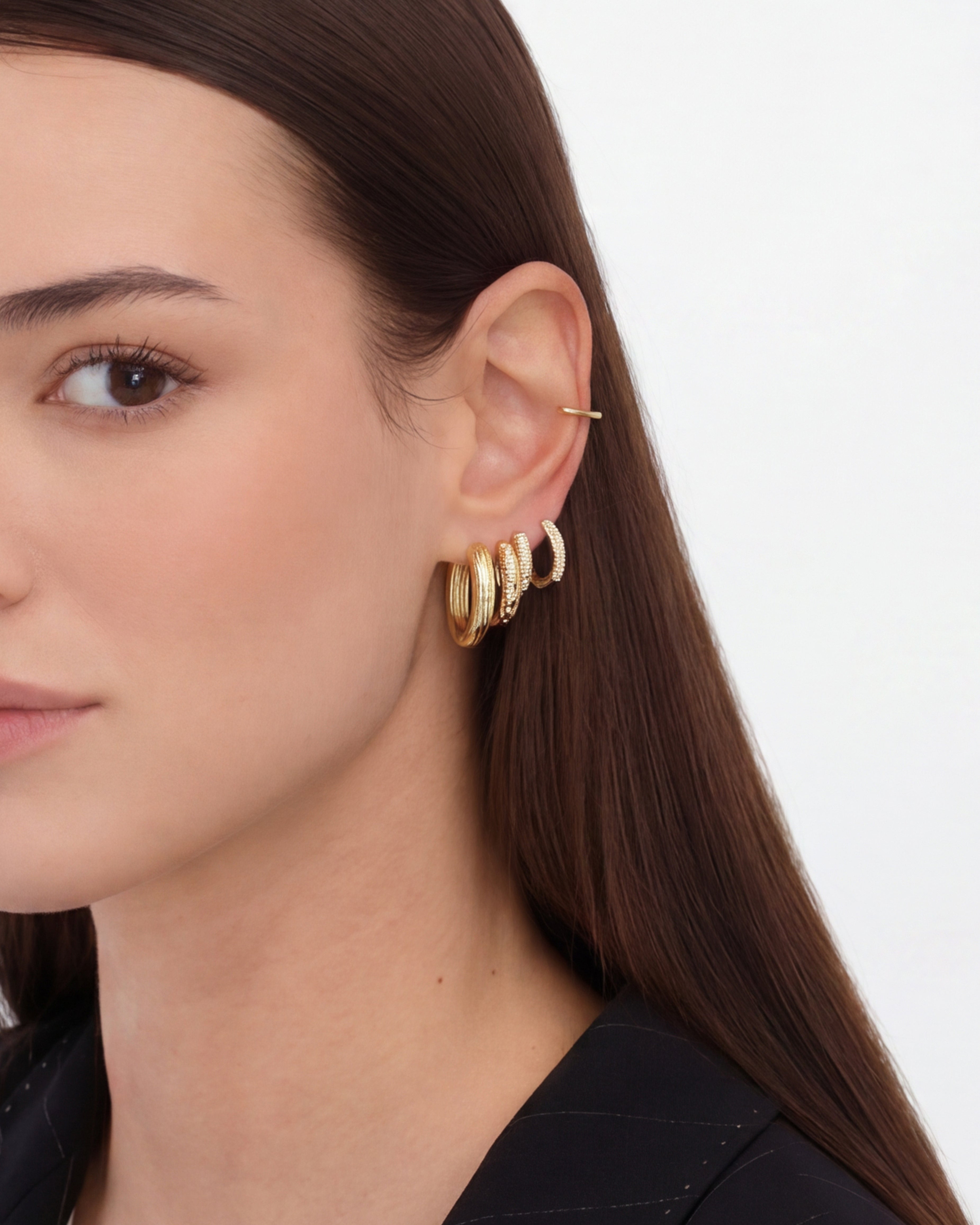 Curved Dome Ear Cuff