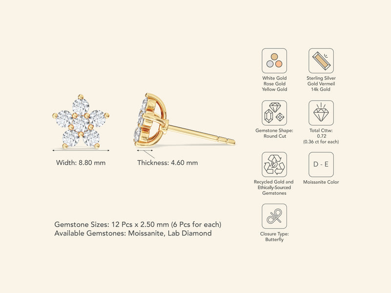 Floral Earrings