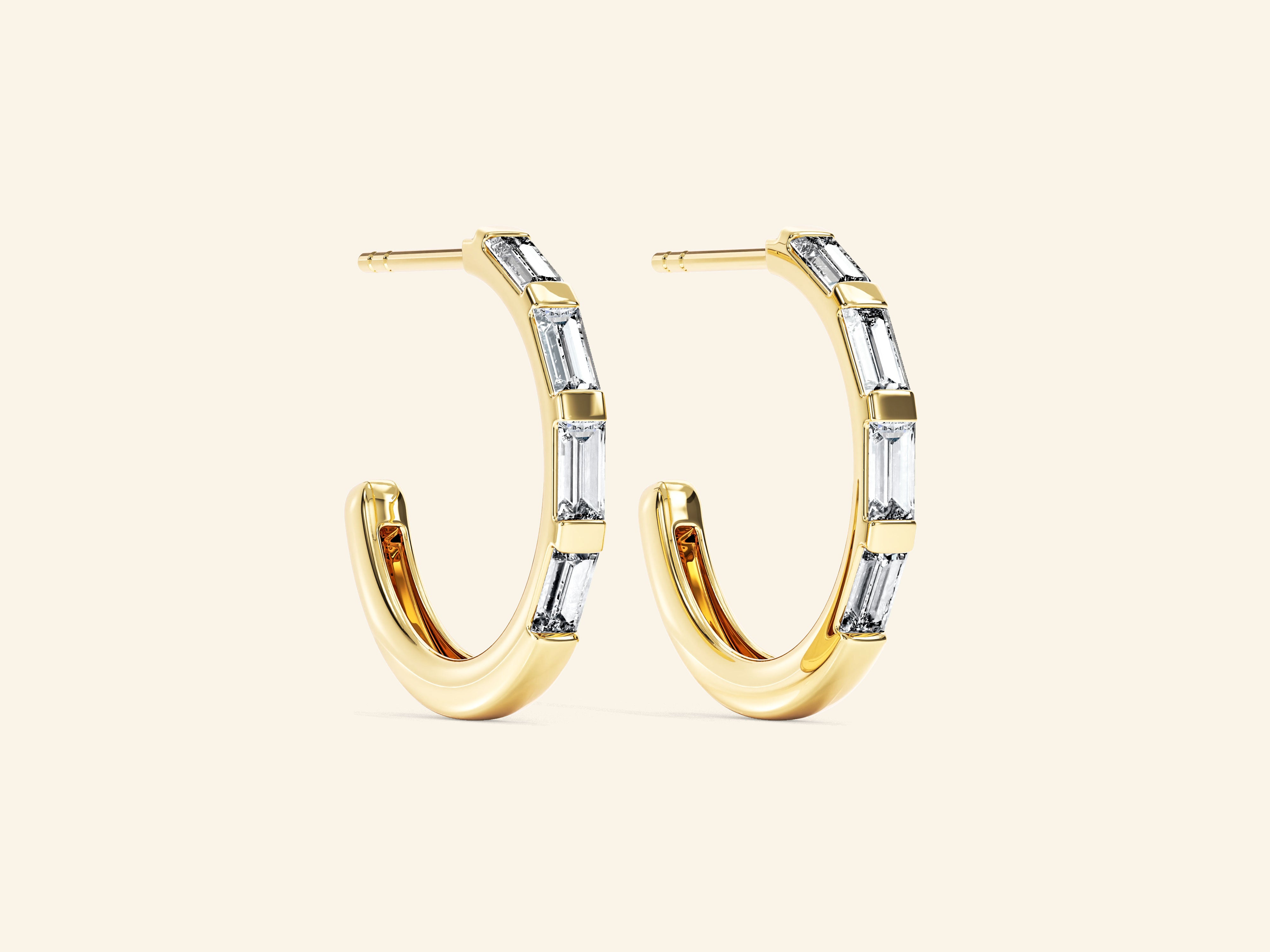 Baguette Earrings