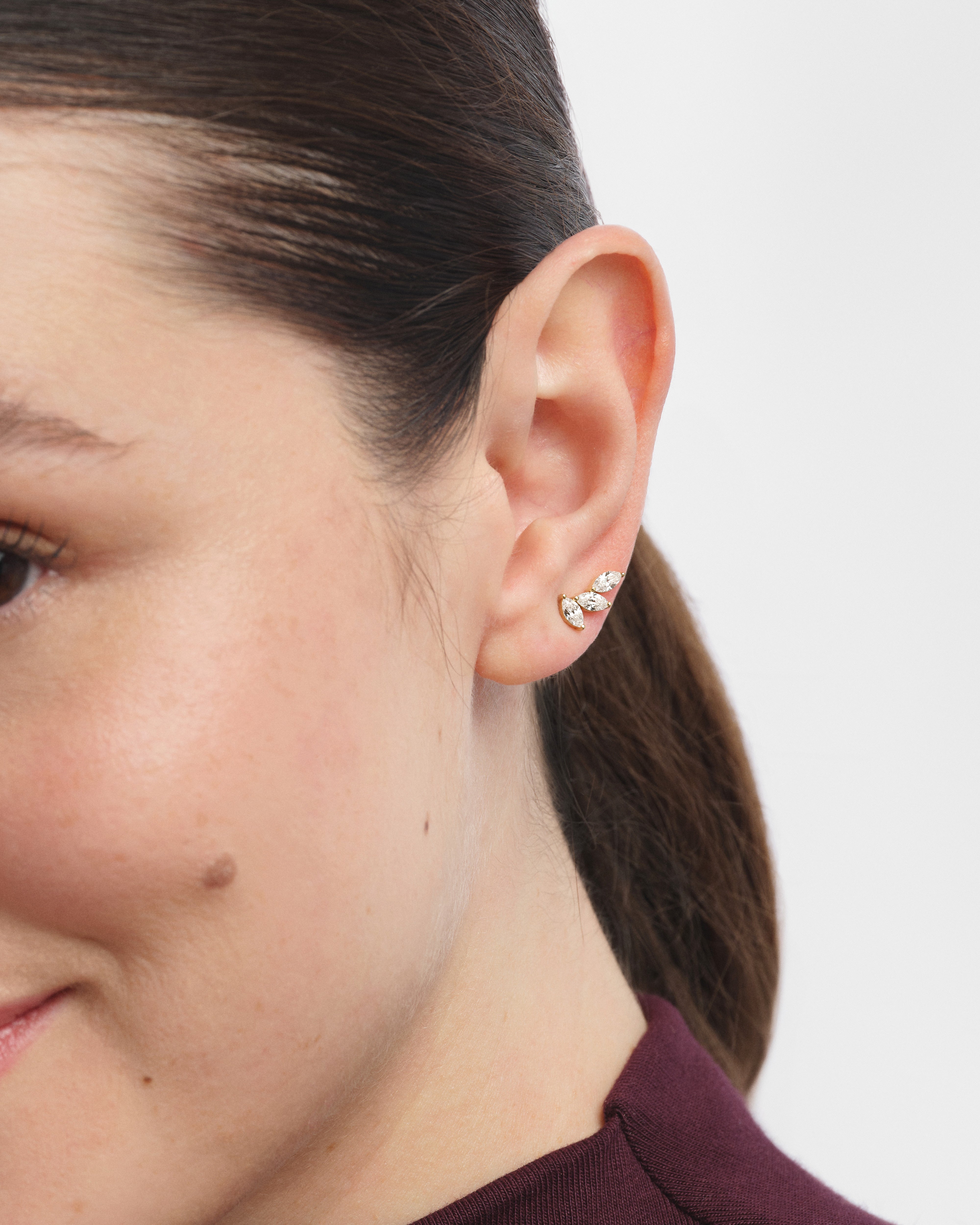 Marquise Trio Studs