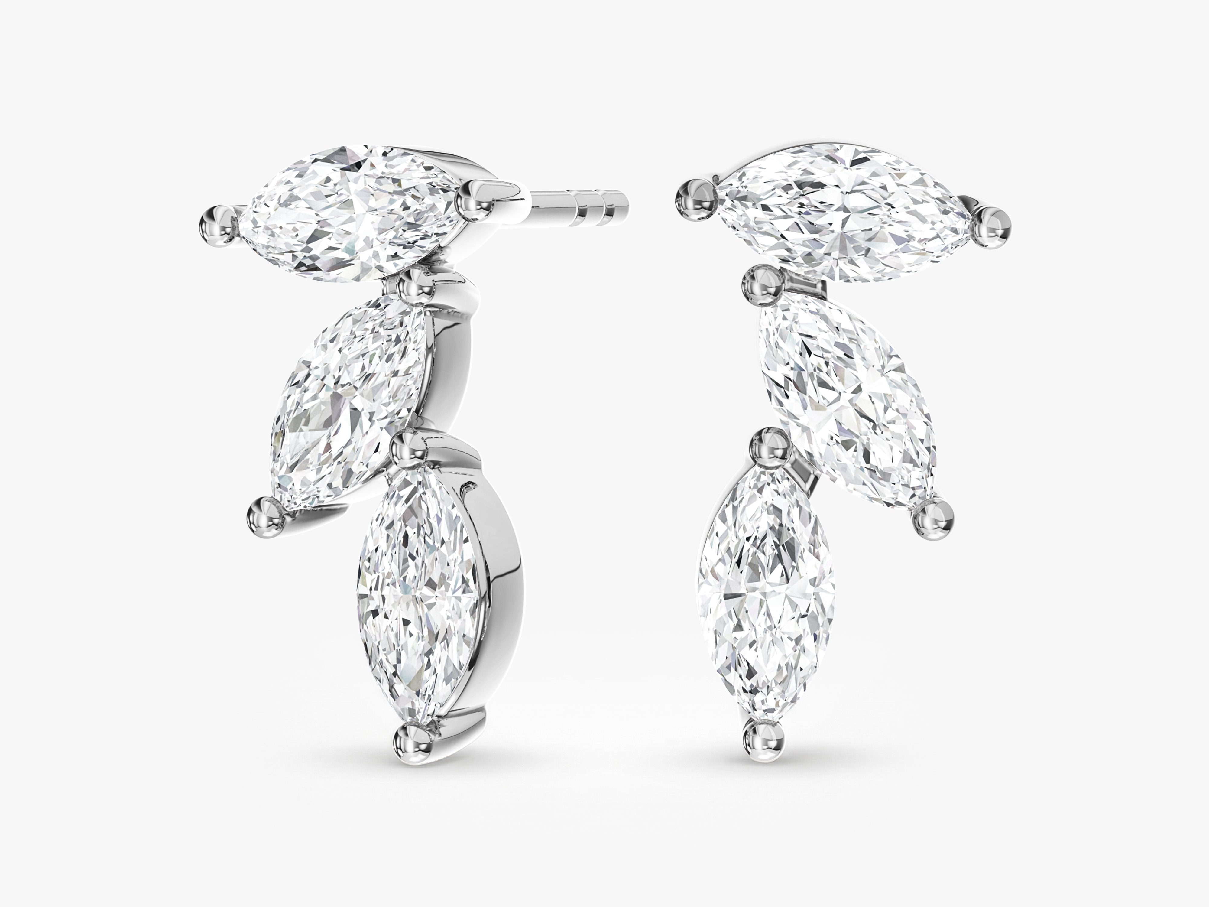Marquise Trio Studs