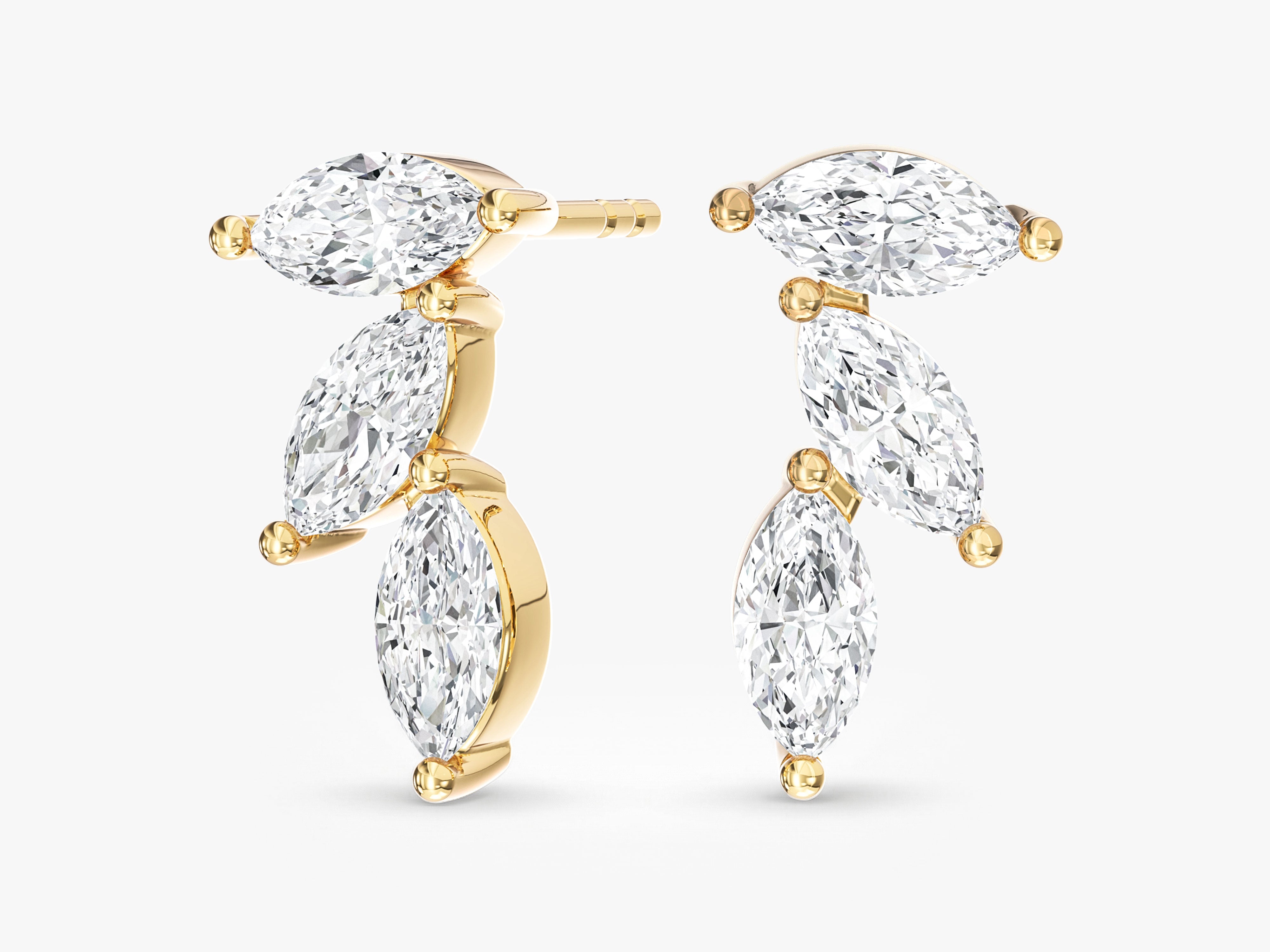 Marquise Trio Studs