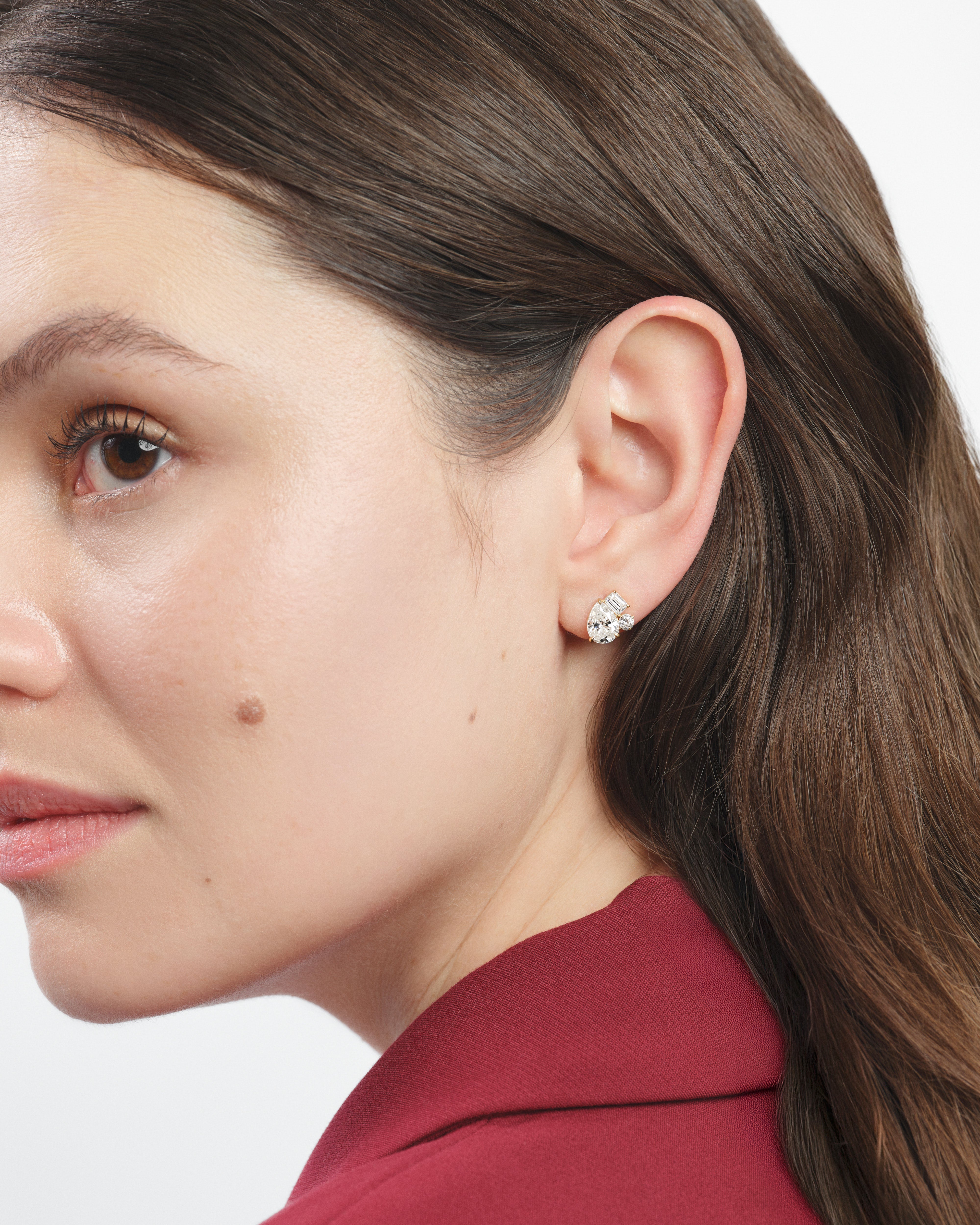 Multi Sparkle Cluster Studs