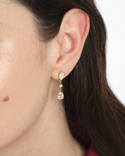 Teardrop Sparkle Drop Earrings