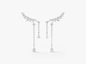 Wing Trail Drop Earrings