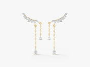 Wing Trail Drop Earrings