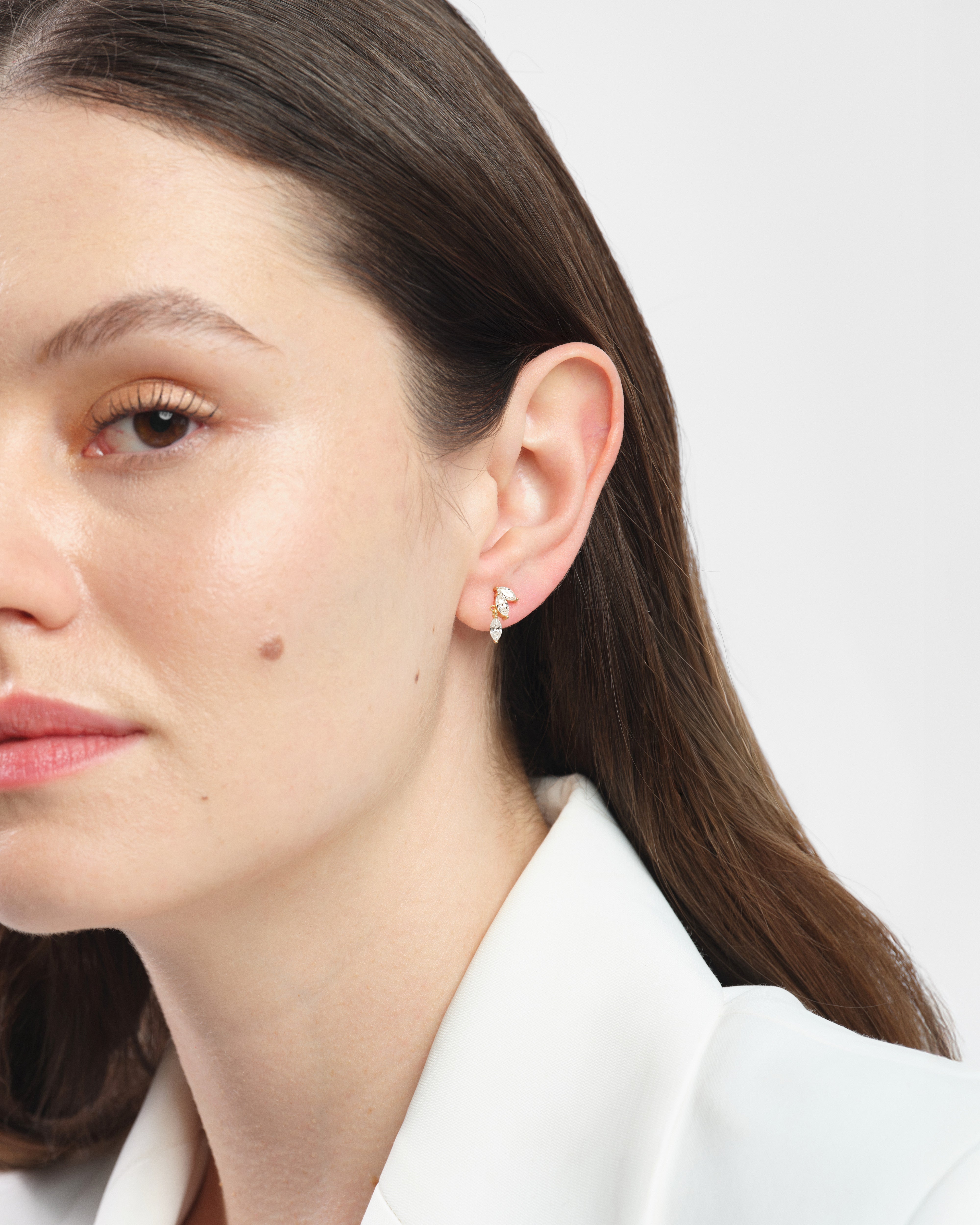Marquise Sparkle Drop Earrings