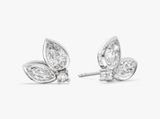 Teardrop Bezel Studs