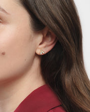 Teardrop Bezel Studs