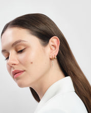 Teardrop Accent Hoops