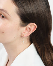 Triple Teardrop Drop Earrings