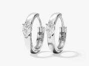 Teardrop Accent Hoops