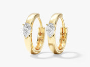 Teardrop Accent Hoops