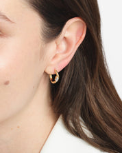 Sculpted Curve Hoops
