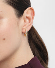 Sparkle Pave Hoops