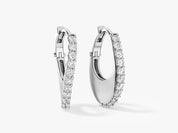 Sparkle Pave Hoops