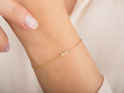 Three Stone Bracelet