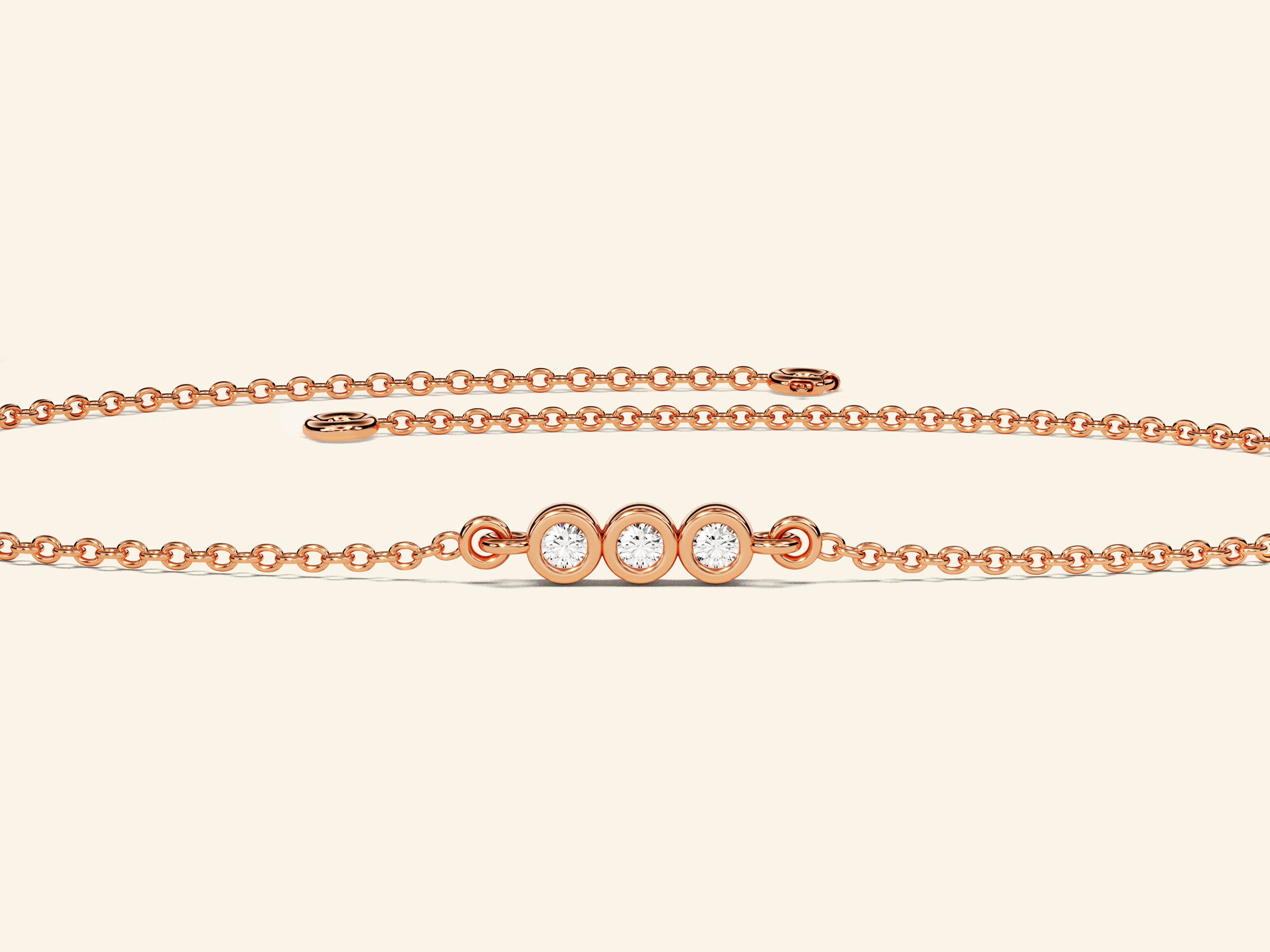 Three Stone Bracelet