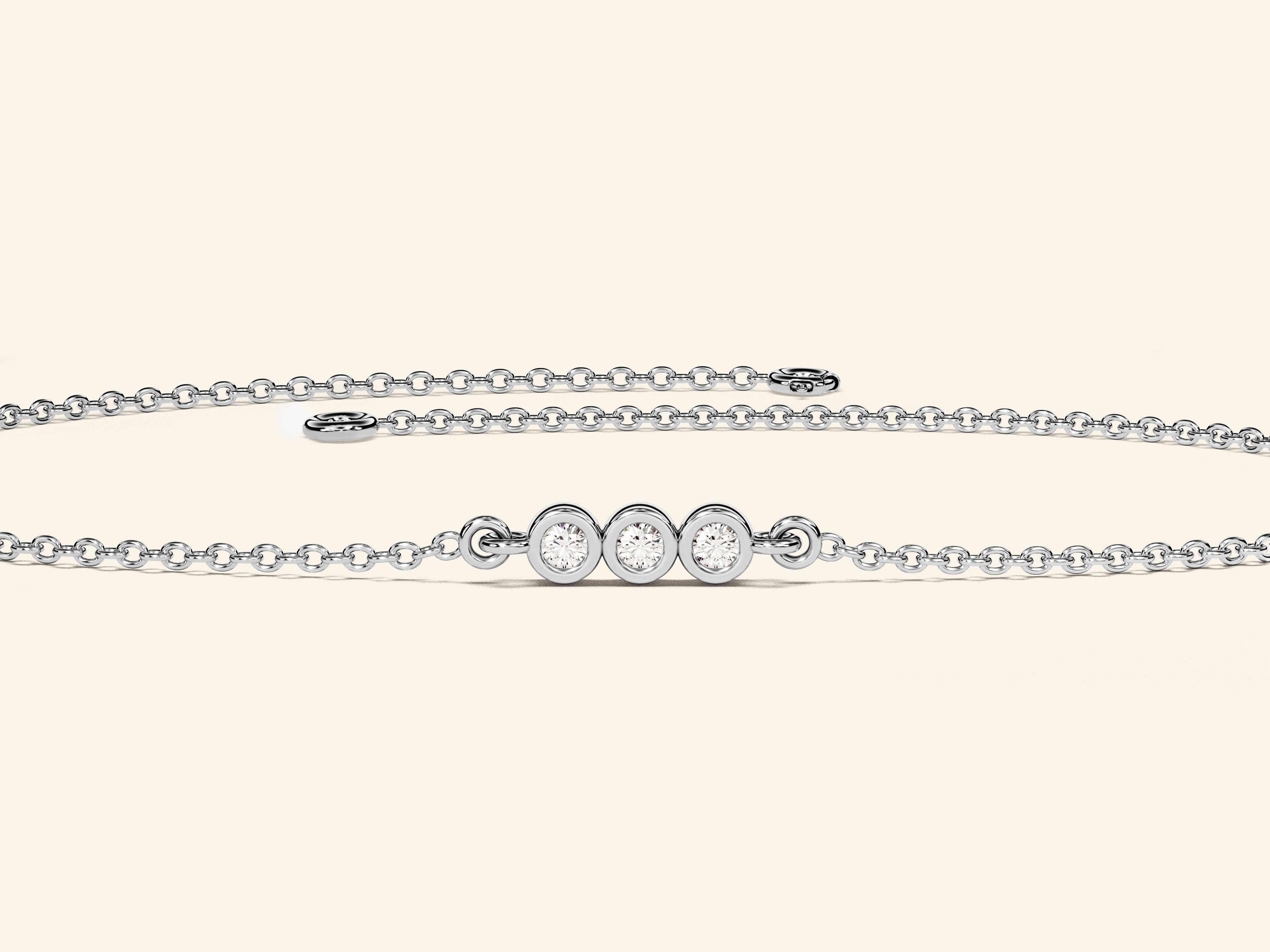 Three Stone Bracelet