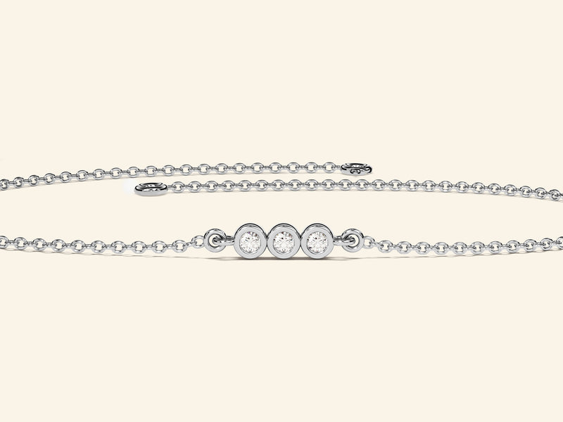 Three Stone Bracelet