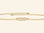 Three Stone Bracelet