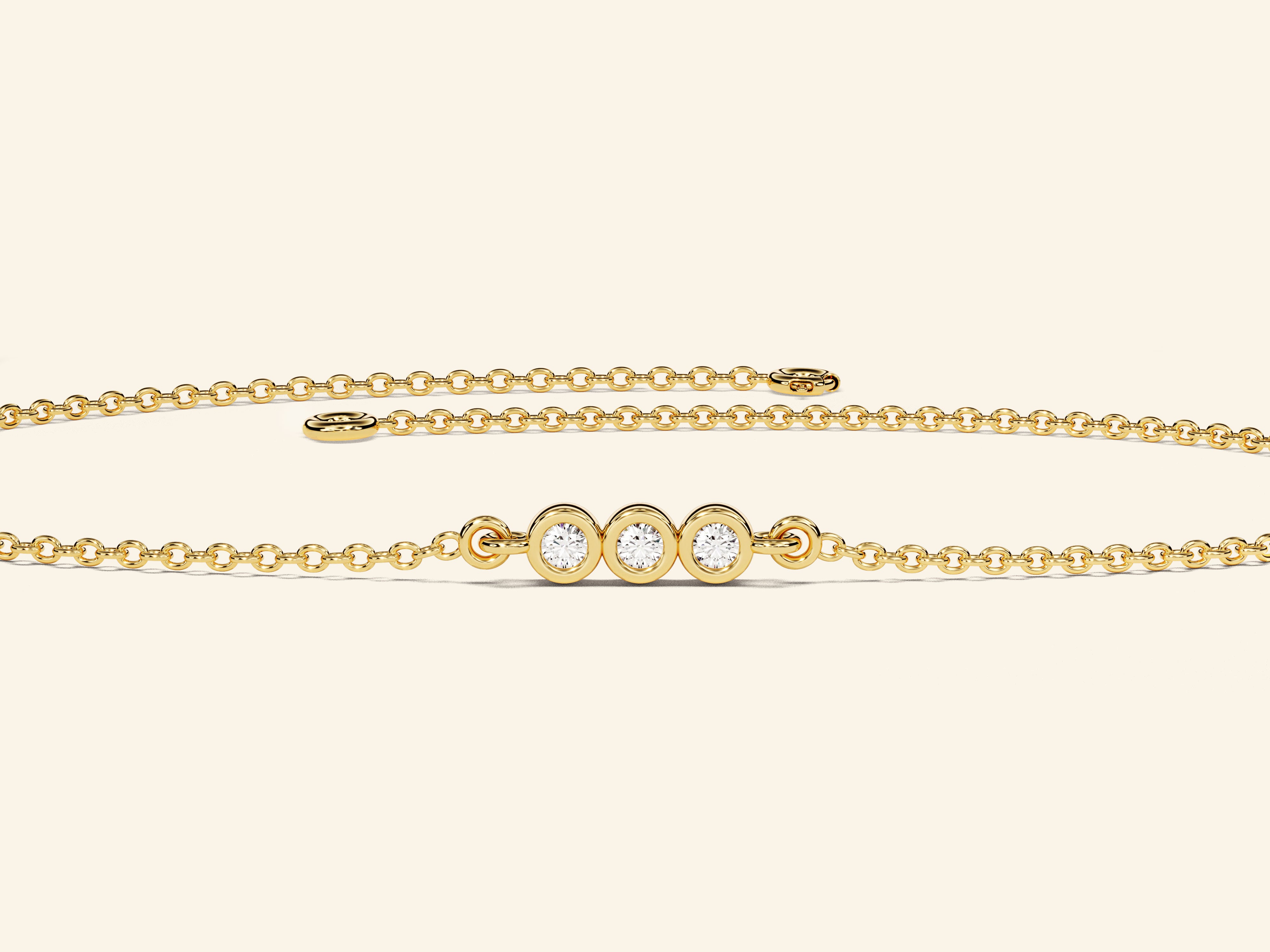 Three Stone Bracelet
