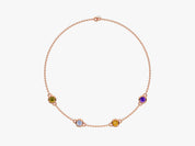 Celestial Station Birthstone Bracelet