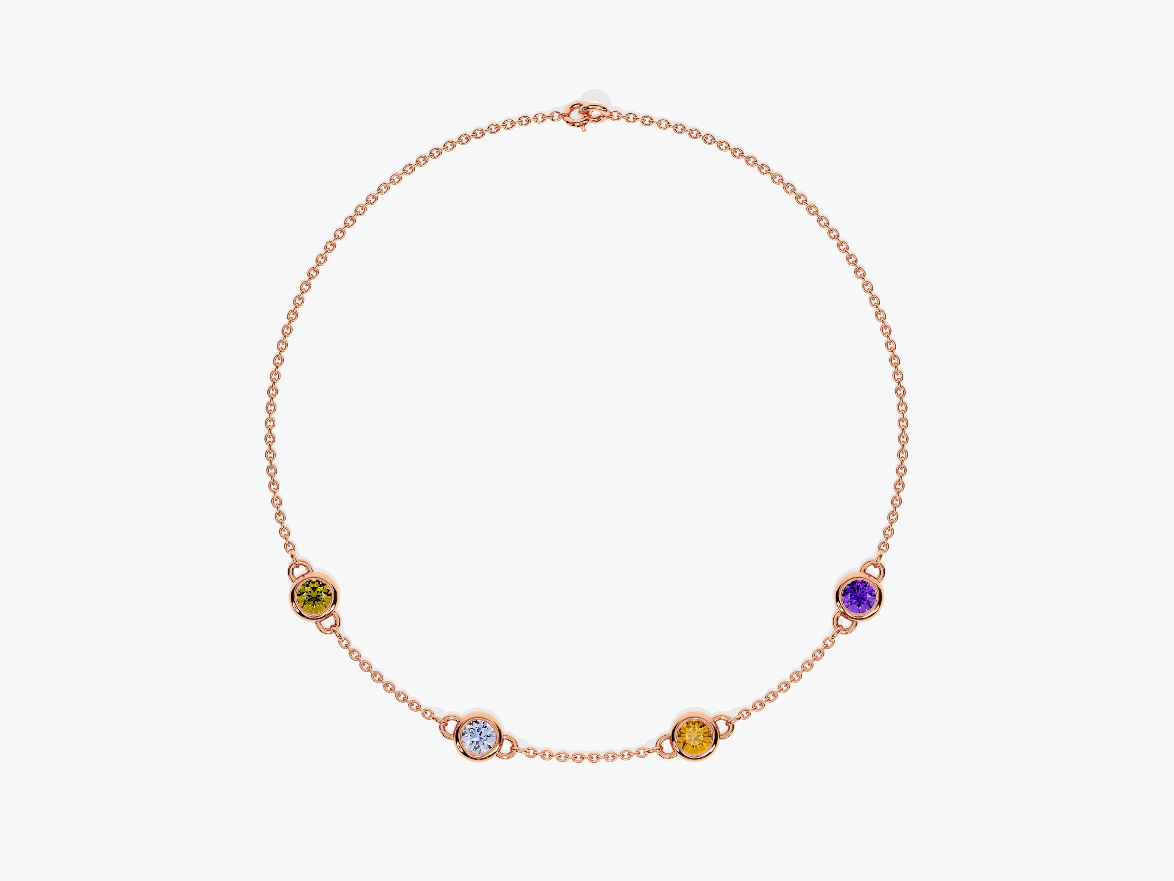Celestial Station Birthstone Bracelet