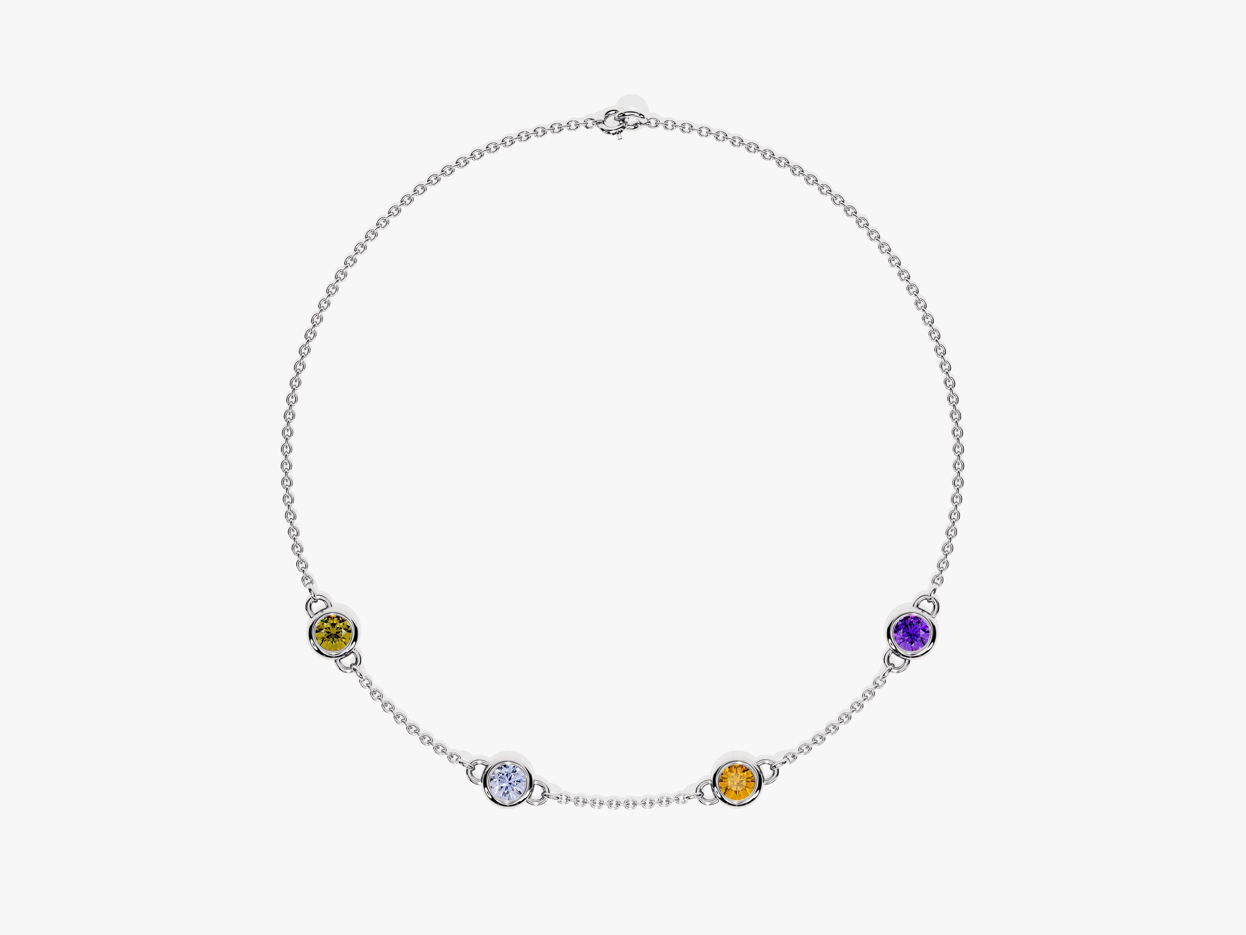 Celestial Station Birthstone Bracelet