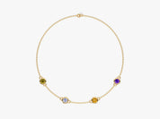 Celestial Station Birthstone Bracelet