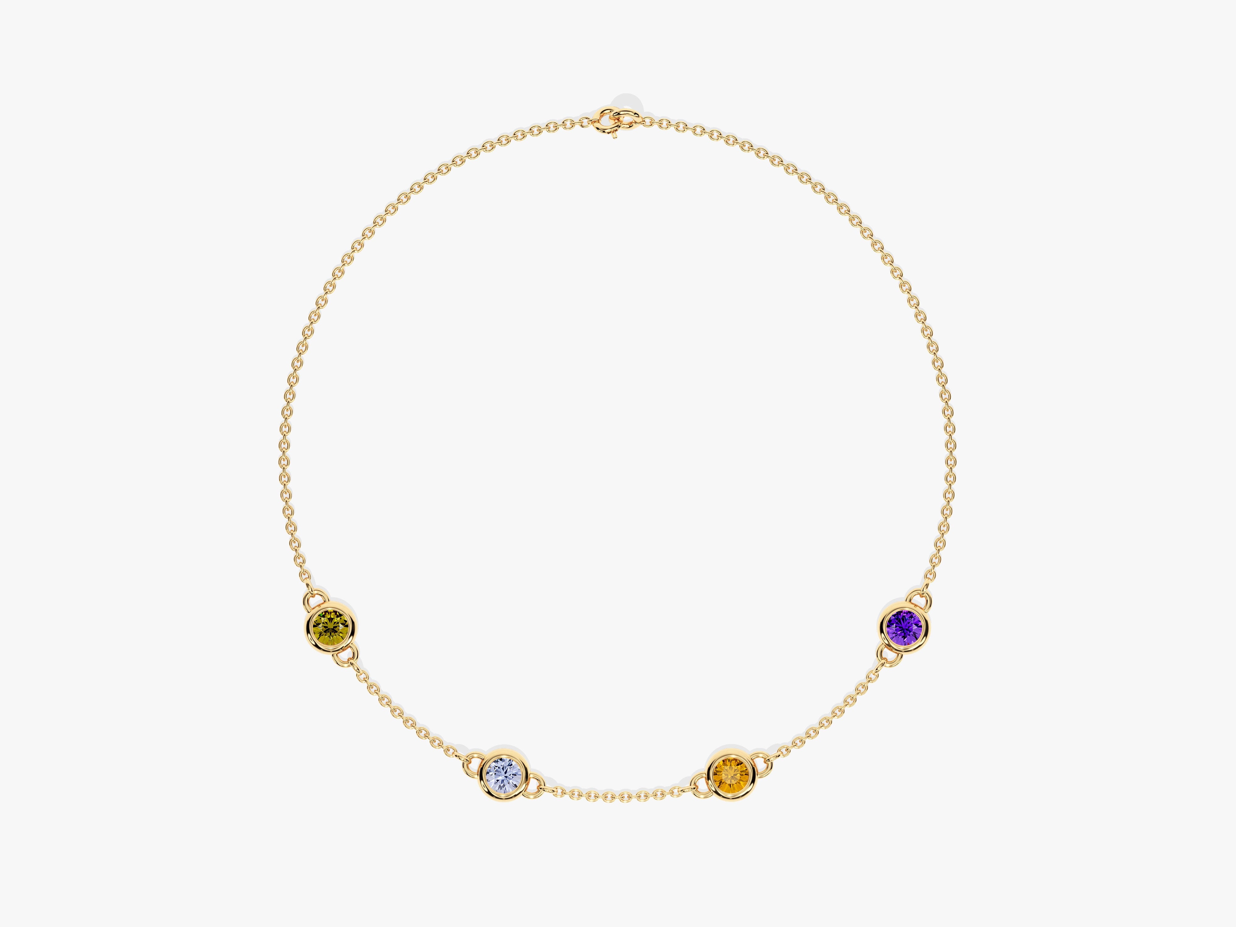 Celestial Station Birthstone Bracelet