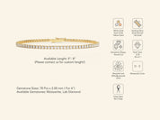 Round Tennis Bracelet