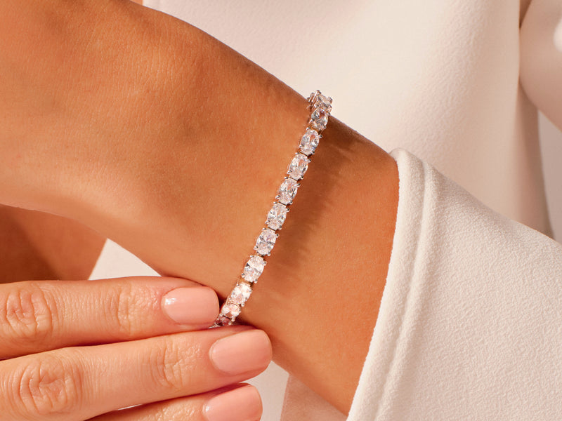 Oval Tennis Bracelet