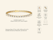Oval Tennis Bracelet