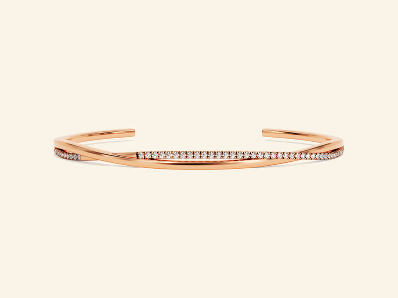Twisted Open Cuff Bracelet