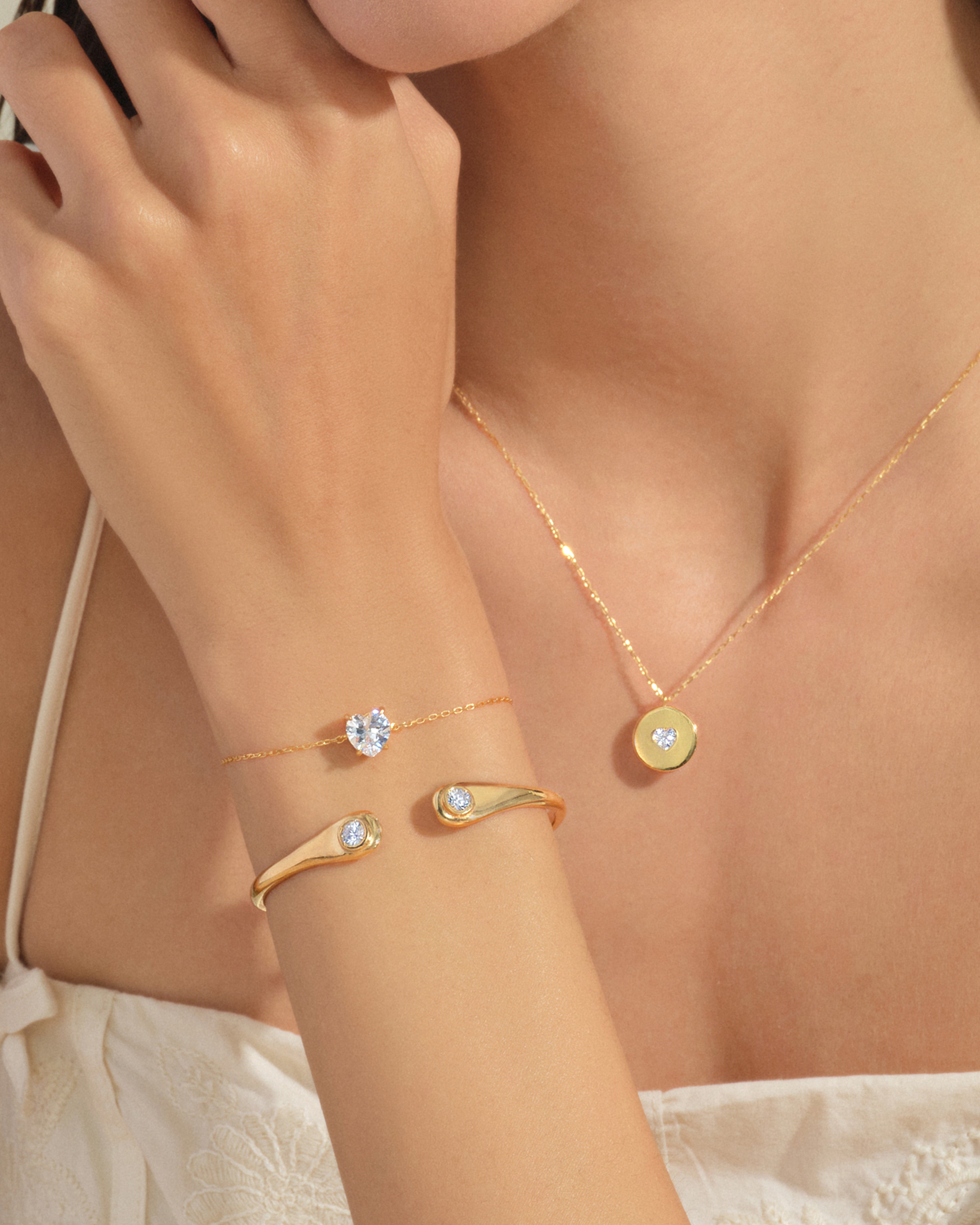 Dual Drop Cuff Bracelet