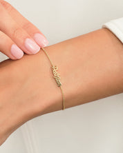 Personalized Paperclip Chain Name Bracelet
