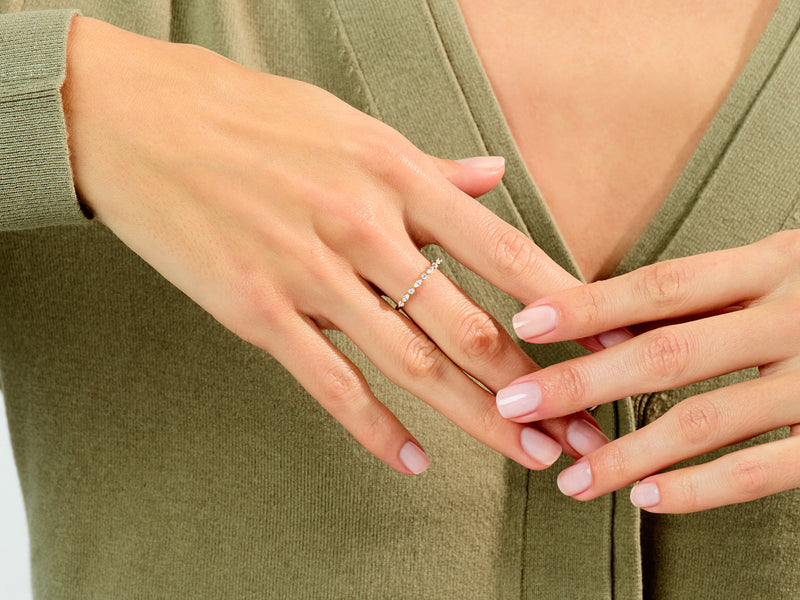 Dual Cut Wedding Band