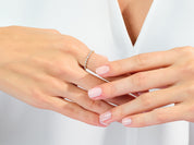 Dual Cut Wedding Band
