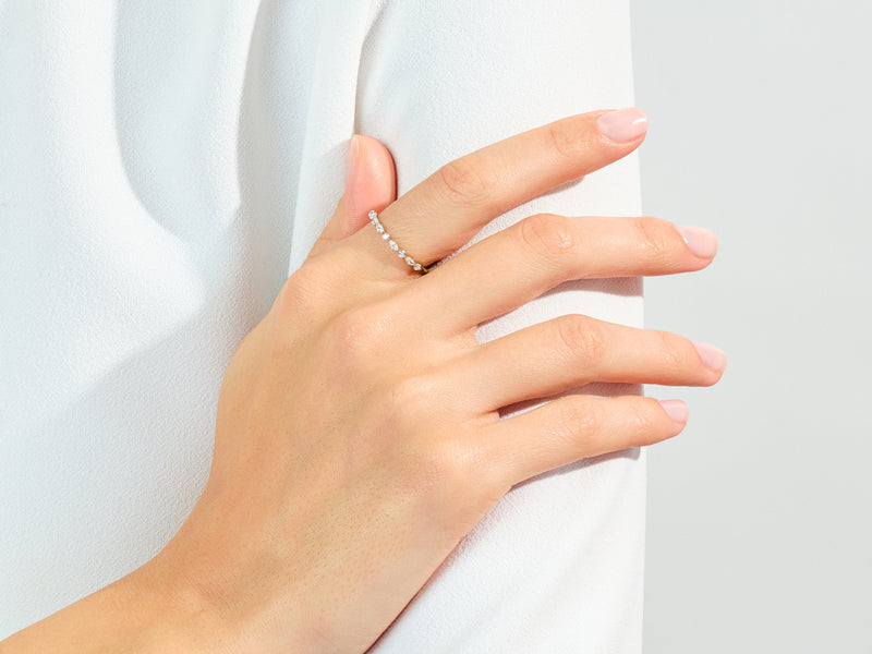 Dual Cut Wedding Band