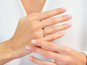 Multi Stone Wedding Band